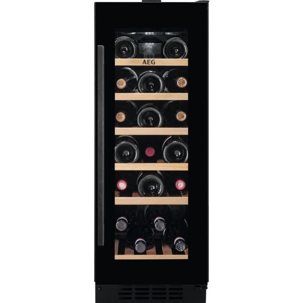 Viinikaappi AEG 5000 AWUS020B5B, 30cm, musta, integroitava