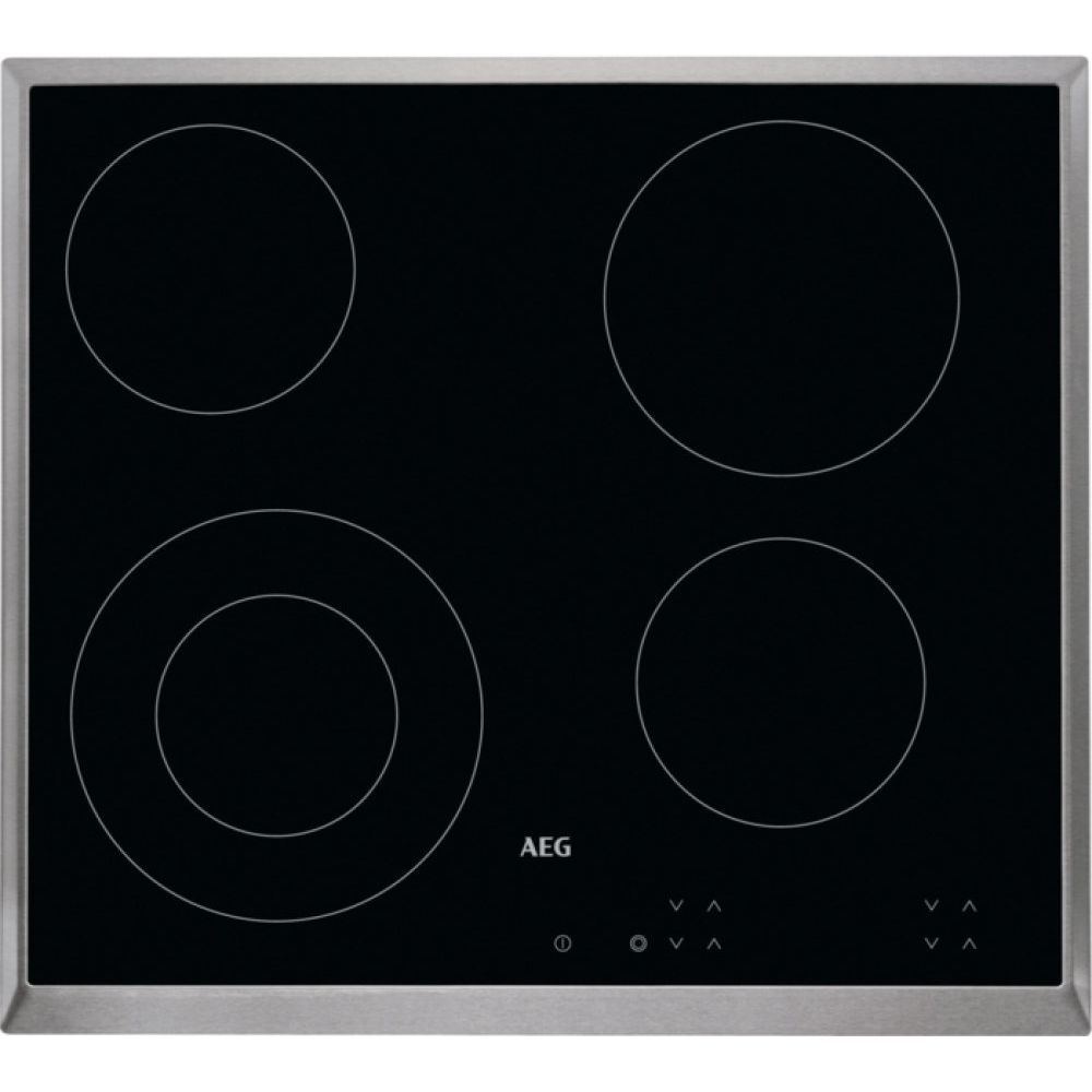 Keraaminen keittotaso AEG HK624010XB, 58cm, teräs