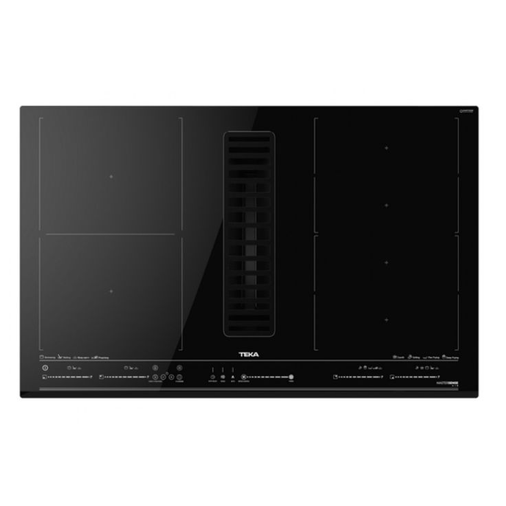 Induktioliesitaso liesituulettimella Teka AFF87601MSTBK, 800x510 mm, musta