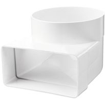 IV-kanavan muuntoliitin Airsec kulma 90° 60x204-125