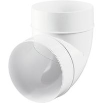 IV-kanavan käyrä Airsec 125 mm, 90°, muovi