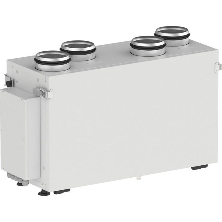 Ilmanvaihtokone Airsec 85V EC A2, vertikaalinen Ø 125 mm