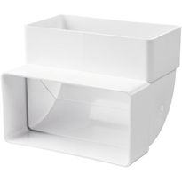 IV-kanavan käyrä, vertikaalinen, 60x204mm, 90°, Airsec