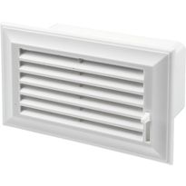 IV-kanavan päätysäleikkö Airsec 55x110 mm, muovi 