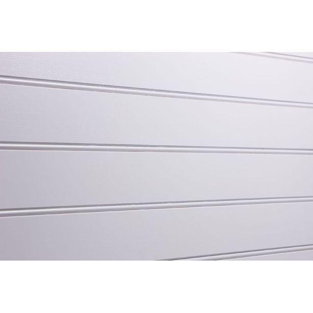 Helmipaneeli Aure 15x120x4200 mm EM Sj mänty harjattu puhtaanvalkoinen