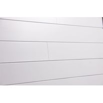 Sisustuspaneeli Aure STS3, 15x120x4170mm, EM Sj, mänty, puhtaanvalkoinen