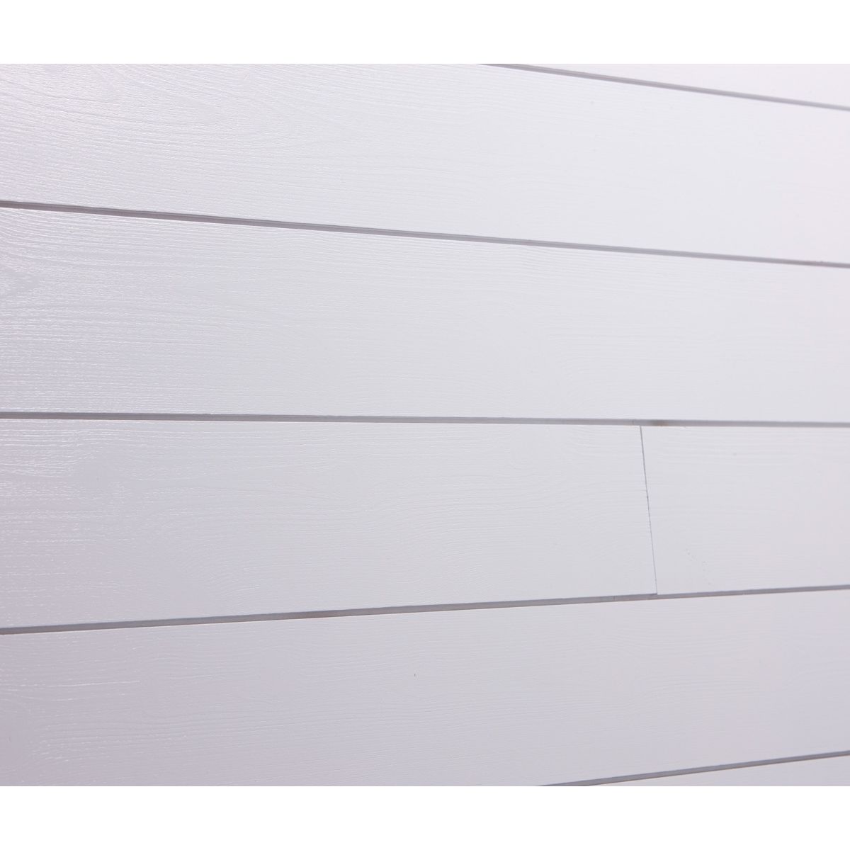 Sisustuspaneeli Aure Riihi STS PN, 15x120x2500mm, harjattu puhtaan valkoinen