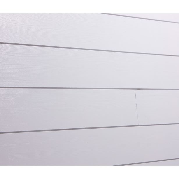 Sisustuspaneeli Aure Riihi STS PN, 15x120x2500mm, harjattu puhtaan valkoinen