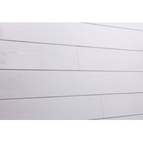 Sisustuspaneeli Aure Riihi STS3, 15x120x2370mm, EM Sj, mänty, harjattu puhtaanvalkoinen