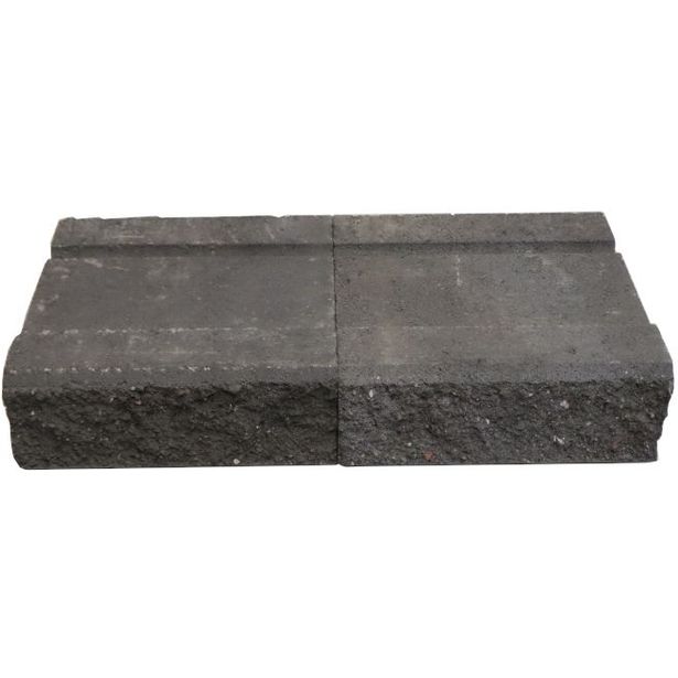 Muurikivi AKO Garden, suora, musta