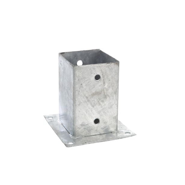 Asennusjalka Palmako 90x90 mm tolpalle, kuumasinkitty