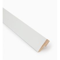 Jalkalista johtouralla Jokiwood 3200mm, valkoinen, eri kokoja