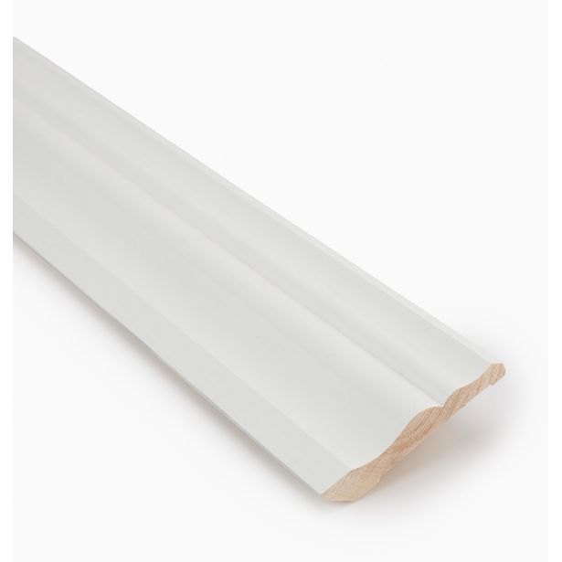 Koristejalkalista Jokiwood 16x90x3200mm, valkoinen