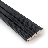 Rimapaneeli Jokiwood 2-valeura 15x95x2370mm, mänty, saunasuojattu, läpikuultava musta, päätypontattu