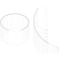 Käsijohde Rintal, muovi, taipuva