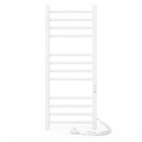 Sähköinen pyyhekuivain ajastimella Alfa 225W, 500x1200, valkoinen, Verkkokaupan poistotuote