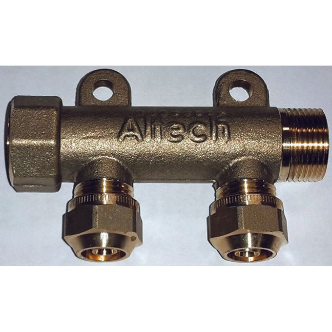 Jakotukki PEX-liittimin 2-osainen