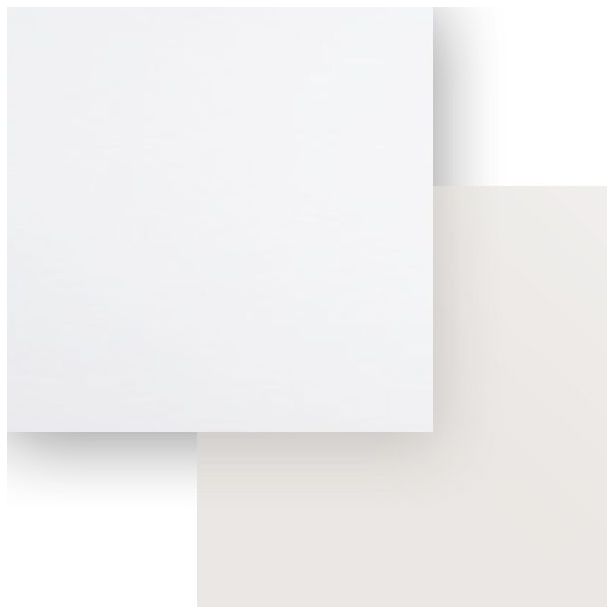Välitilalevy Aluco, Kiiltävä valkoinen/Helmiäisvalkoinen, 1220x3650x4 mm