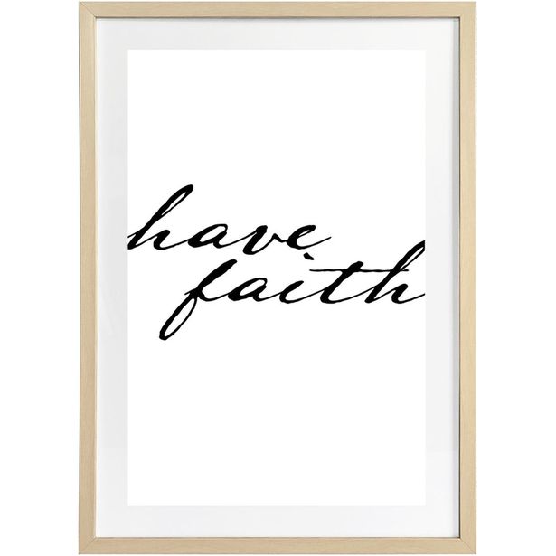 Taulu AmandaB Collection Deco Have Faith, 50x70cm
