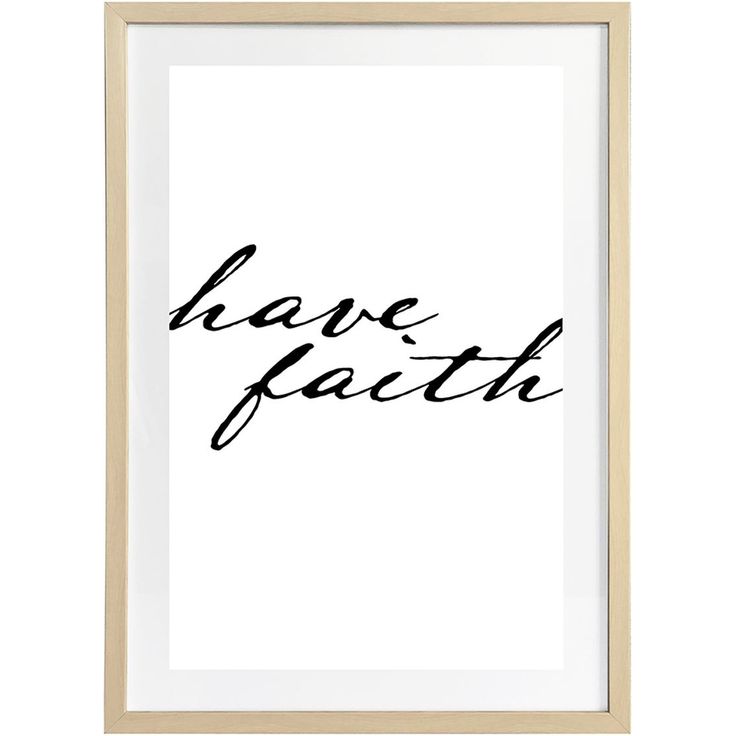 Taulu AmandaB Collection Deco Have Faith, 50x70cm