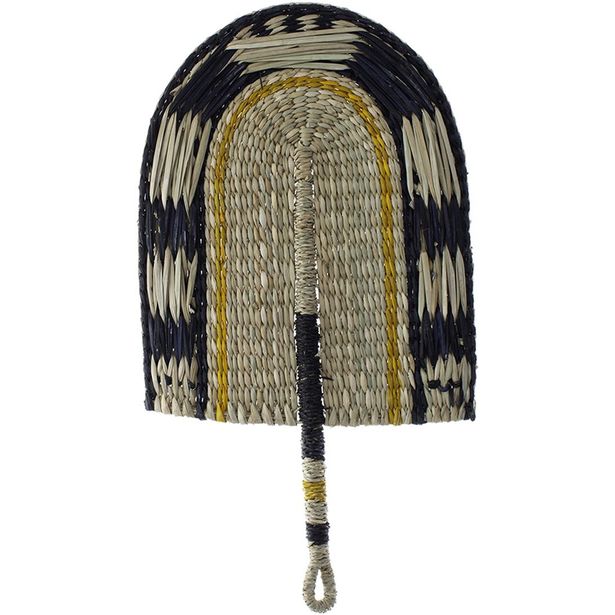 Viuhka AmandaB Collection Sanur, 50cm, natural/musta