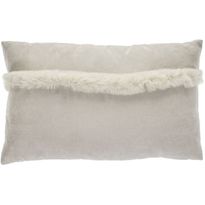 Koristetyyny AmandaB Collection Furry, 30x50cm, beige