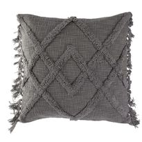 Koristetyyny AmandaB Collection Boho, 50x50cm, harmaa