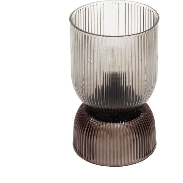 Led-lyhty AmandaB Collection 19cm, ruskea