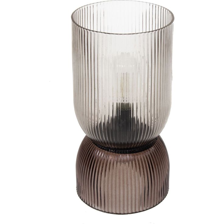 Led-lyhty AmandaB Collection 26cm, ruskea