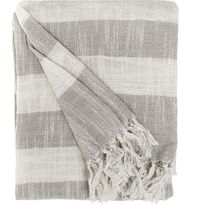 Päiväpeitto AmandaB Collection Stripe, harmaa, eri kokoja
