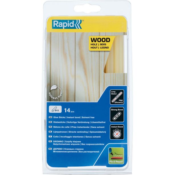 Liima Rapid 12mm 19cm 14kpl, puu