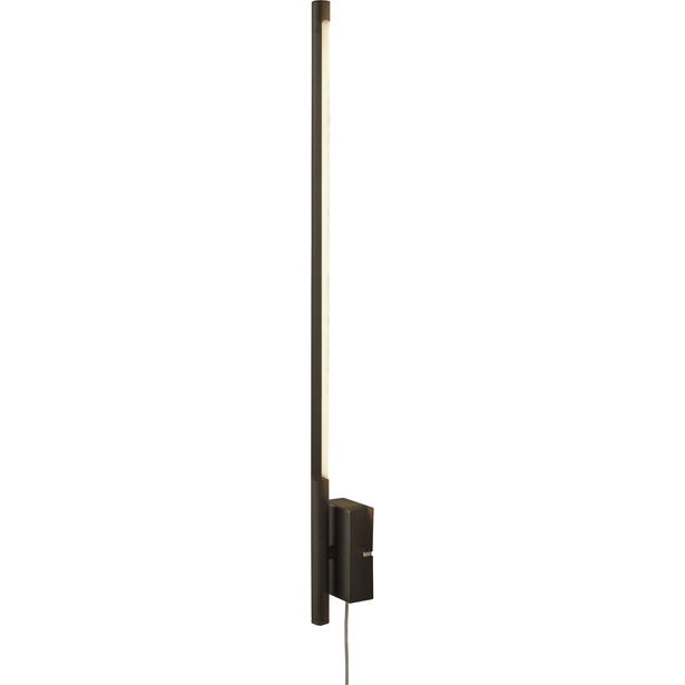 LED-seinävalaisin Aneta Lighting Stecco, musta