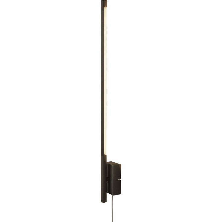 LED-seinävalaisin Aneta Lighting Stecco, musta