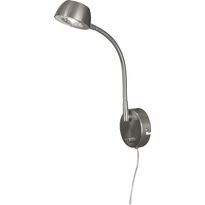 LED-seinävalaisin Aneta Lighting Juno, flex, teräs