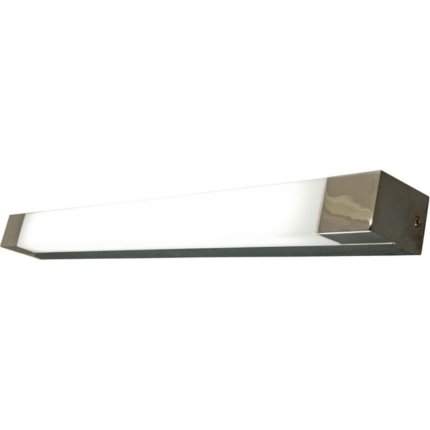 LED-seinävalaisin Aneta Lighting Ribera, 9W, kromi/valkoinen