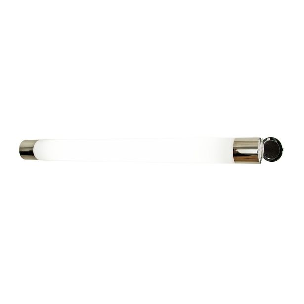 LED-seinävalaisin Aneta Lighting Modica, 9W, 440x82x60mm, IP44, valkoinen/kromi