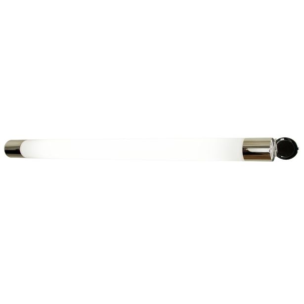 LED-seinävalaisin Aneta Lighting Modica, 12W, 630x82x60mm, IP44, valkoinen/kromi