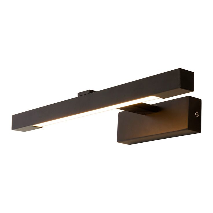 LED-peilivalaisin Aneta Lighting Lucca, IP44, musta