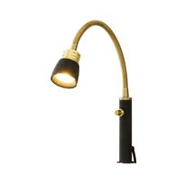 LED-seinävalaisin Aneta Lighting Eketorp, himmentimellä, musta