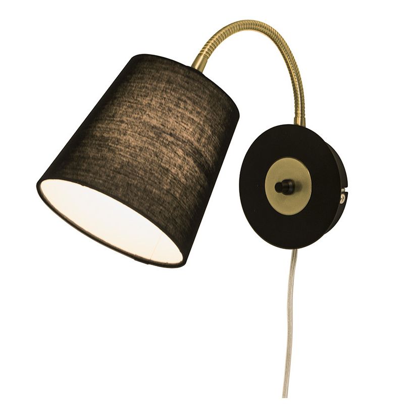 Seinävalaisin Aneta Lighting Ljusdal, himmentimellä, musta