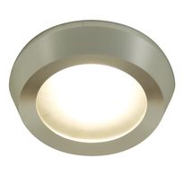 Kattovalaisin Carus, upotettava, pyöreä, alumiini/satiini