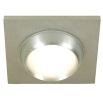 Kattovalaisin Avitus, upotettava, neliö, alumiini/satiini