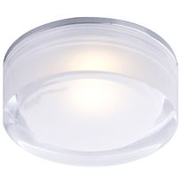 Kattovalaisin Vetro, upotettava, Ø7,8cm, alumiini/akryyli