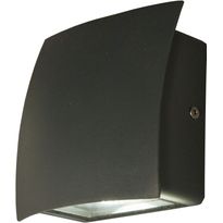 LED-ulkoseinävalaisin Aneta Lighting Flip, alasvalo, IP54, tummanharmaa