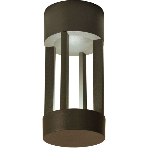 LED-ulkokattovalaisin Aneta Lighting Fyr, IP54, tummanharmaa