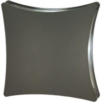 LED-ulkoseinävalaisin Aneta Lighting Pad, neljä suuntaa, IP54, tummanharmaa