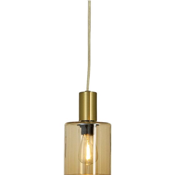 Ikkunavalaisin Aneta Lighting Cylinder, Ø9cm, mattamessinki/meripihka