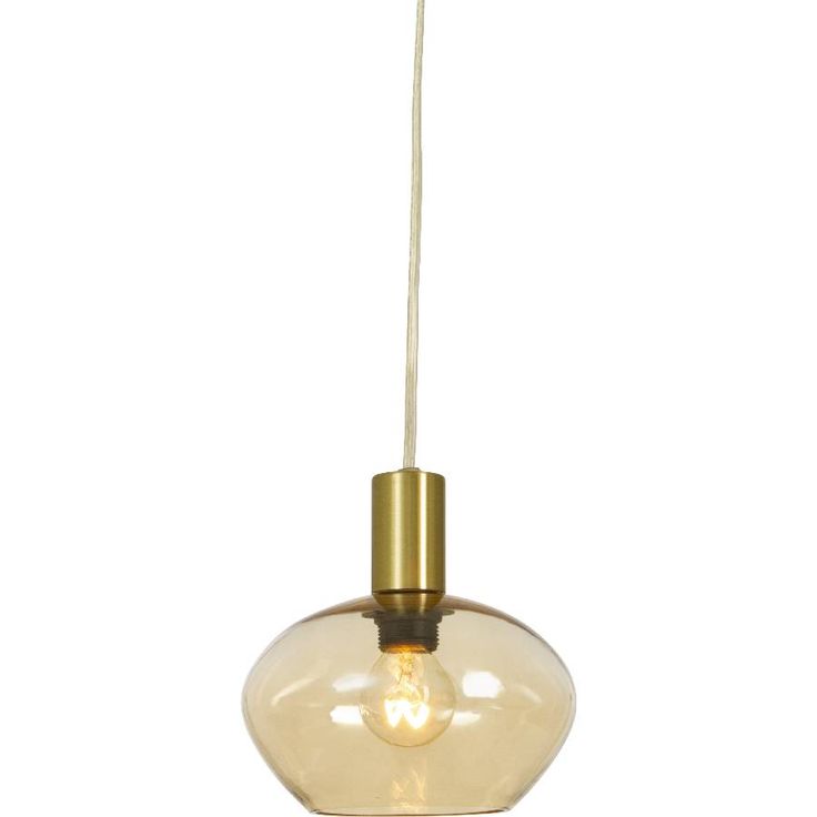 Ikkunavalaisin Aneta Lighting Bell, &Oslash;15cm, mattamessinkin/meripihka