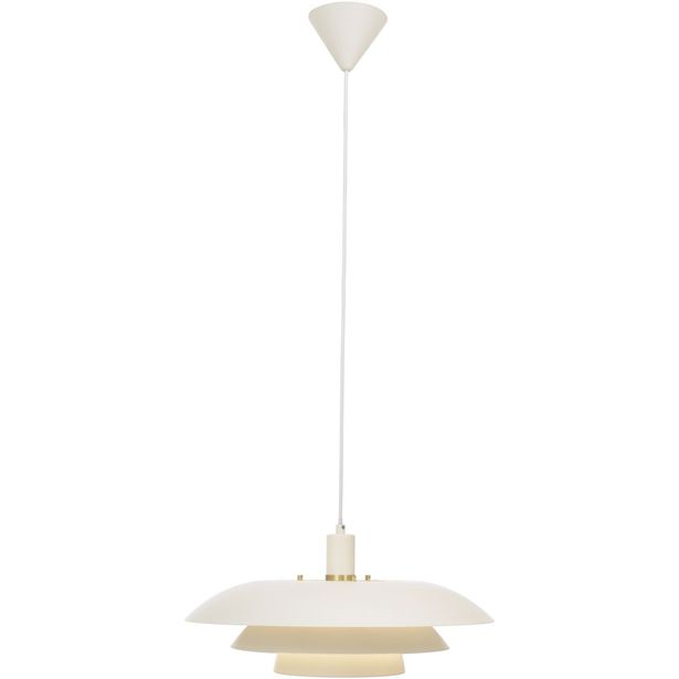 Riippuvalaisin Aneta Lighting Epsilon, Ø45cm, valkoinen