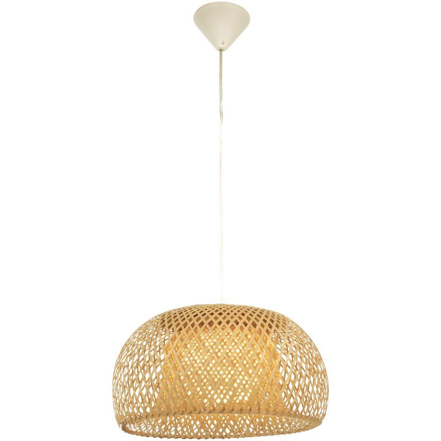 Riippuvalaisin Aneta Lighting Malacca, Ø38cm, rottinki